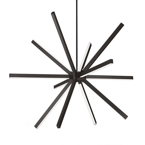 Kuzco Lighting CH14348-BK Sirius LED 48 inch Black Chandelier