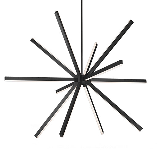 Kuzco Lighting CH14356-BK Sirius LED 54 inch Black Chandelier