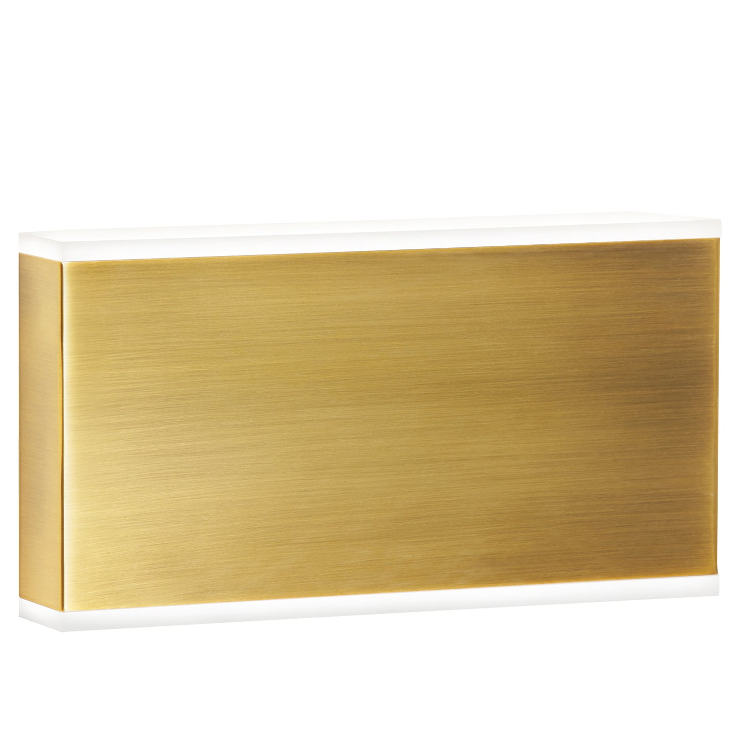 Dainolite EMY-105-20W-AGB 20W Wall Sconce, Aged Brass with Frosted Acrylic Diffuser