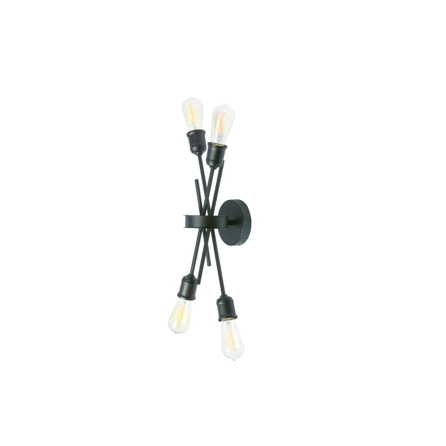 Dainolite NEB-194W-ES 4 Light Wall Sconce, Espresso Finish