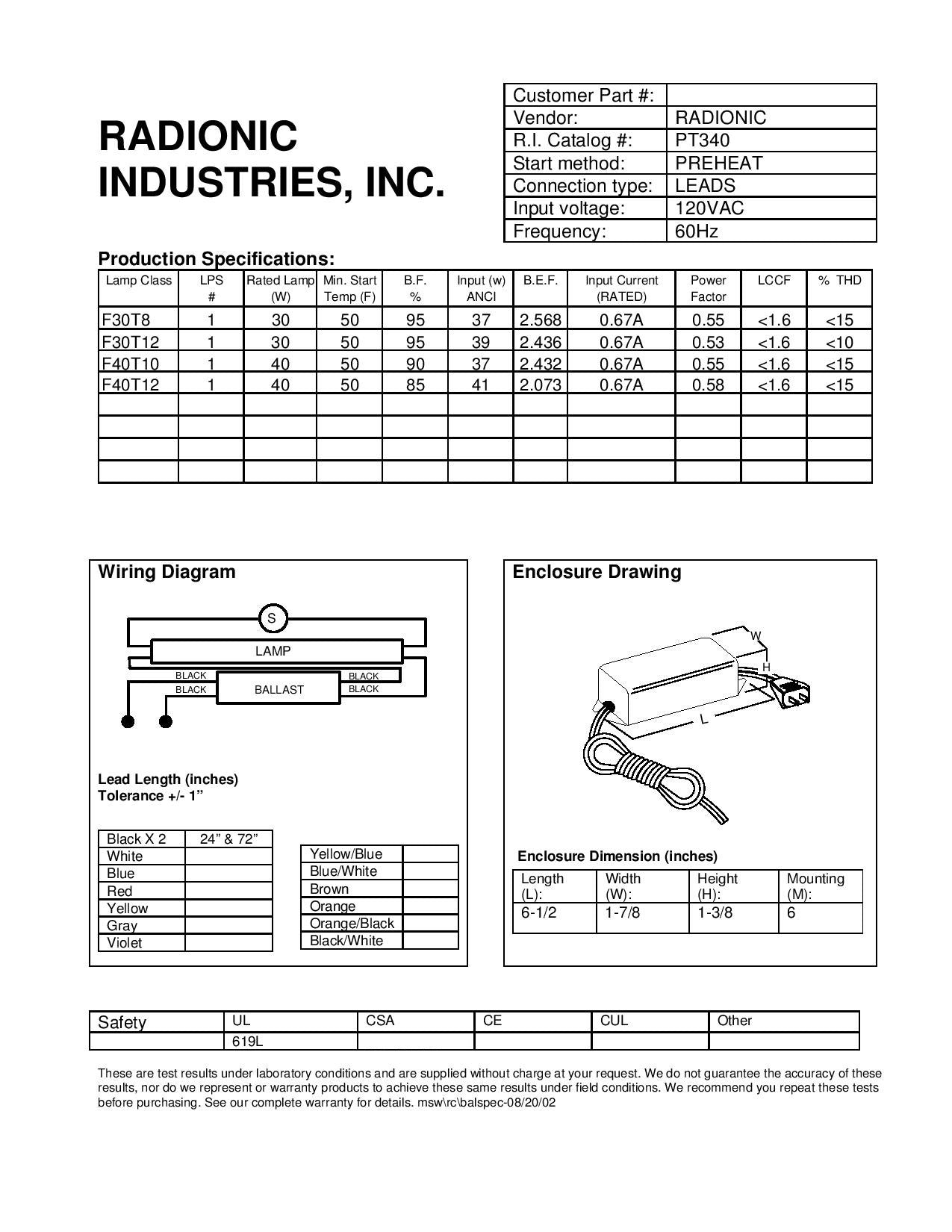 PT340TP (Thermal Protection)