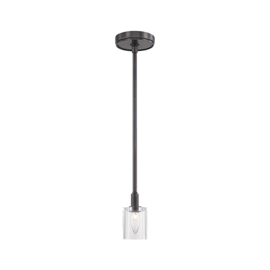 PD314301UBCC Salita 1 Light 3-1/8" Urban Bronze | Clear Crystal Mini Pendant