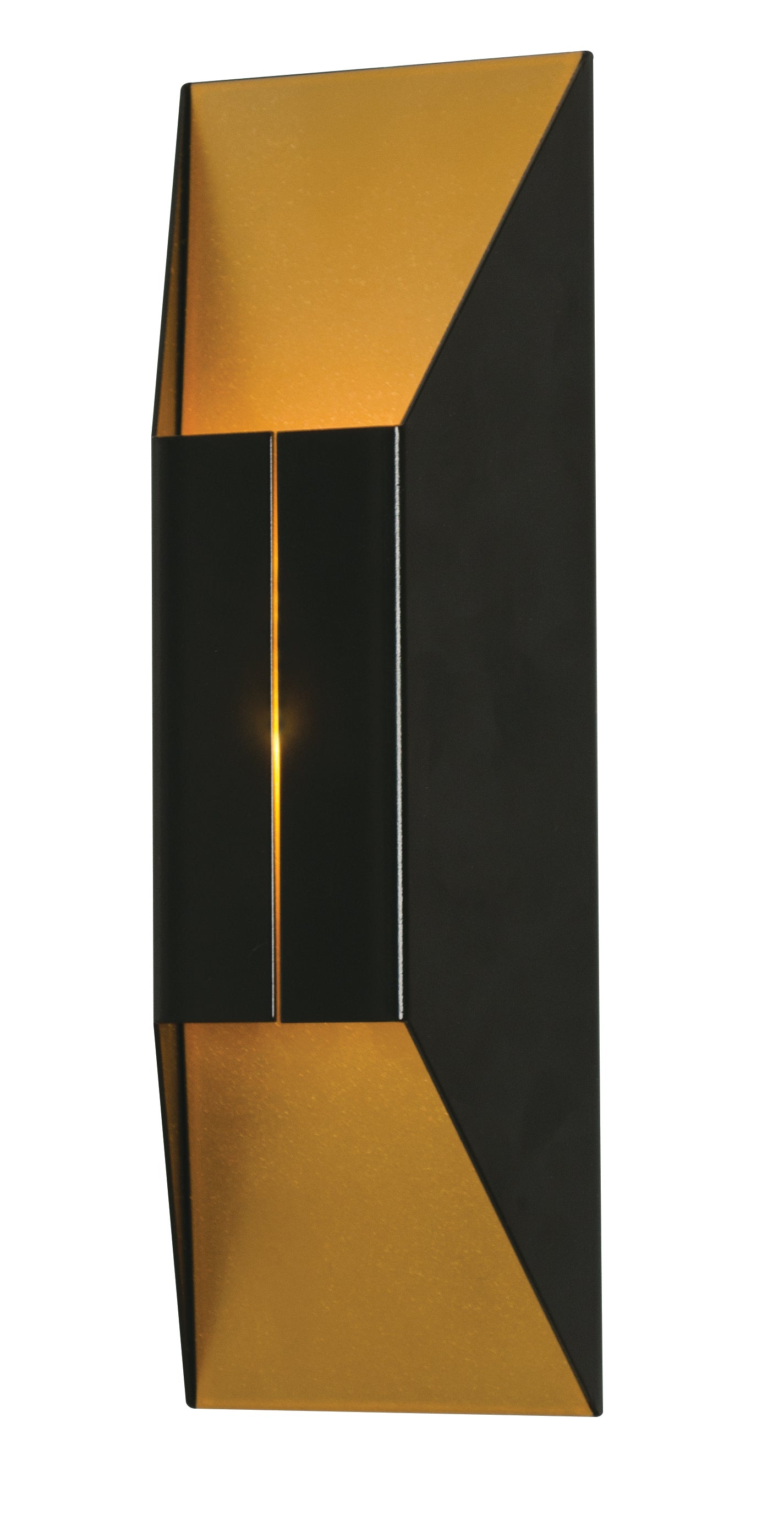 AFX Inc. SUMS051413L30MVBK Summit LED Bathroom Sconce, Black/Gold