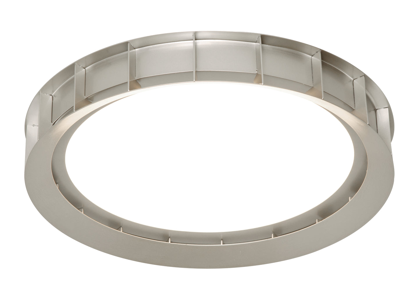 AFX Inc. TTMF1214L30D1SN Tatum Flush Mount Ceiling Light, Satin Nickel