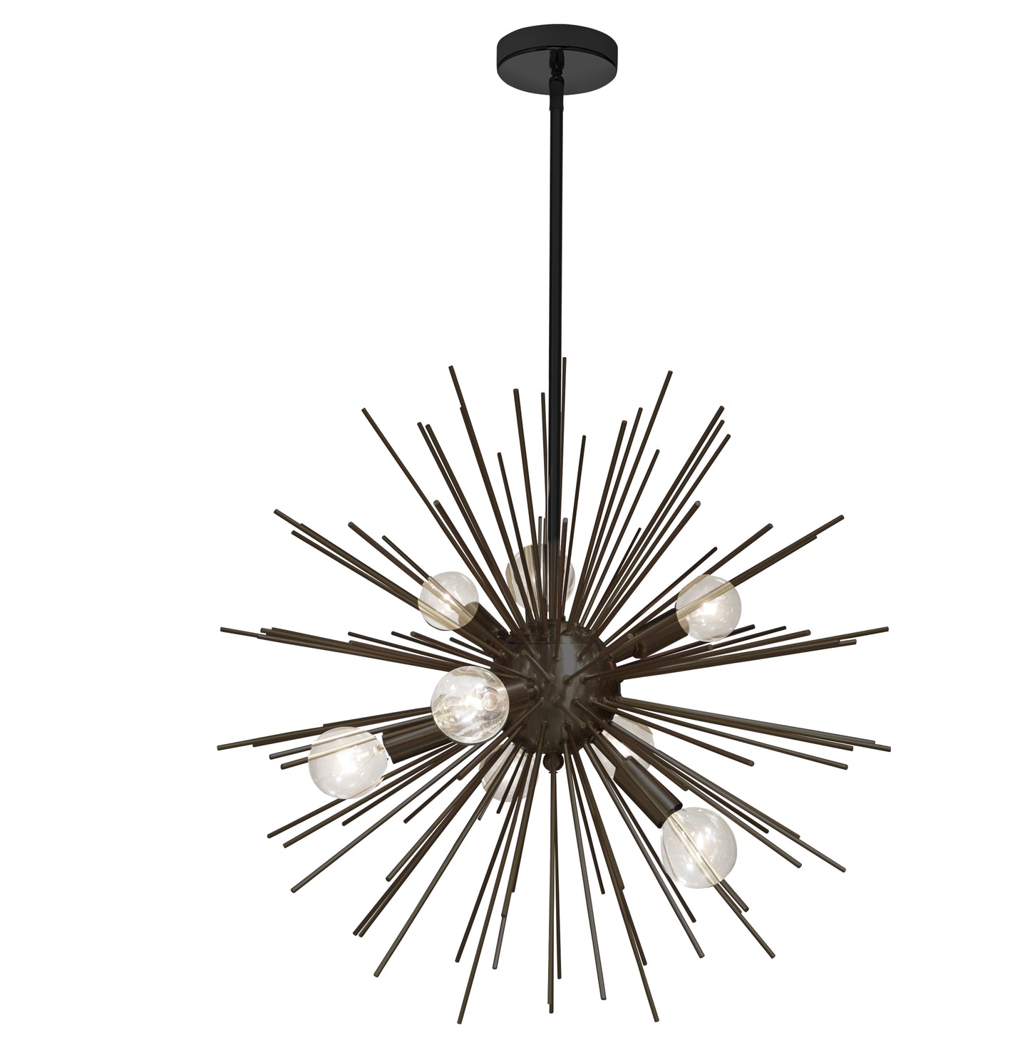 Dainolite VEG-248P-MB 8 Light Incandescent Pendant, Matte Black