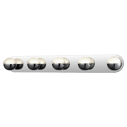 Pluto LED 37 inch Chrome Vanity Light Wall Light