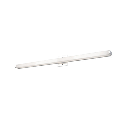 Latitude-Slim LED 37 inch Chrome Vanity Light Wall Light