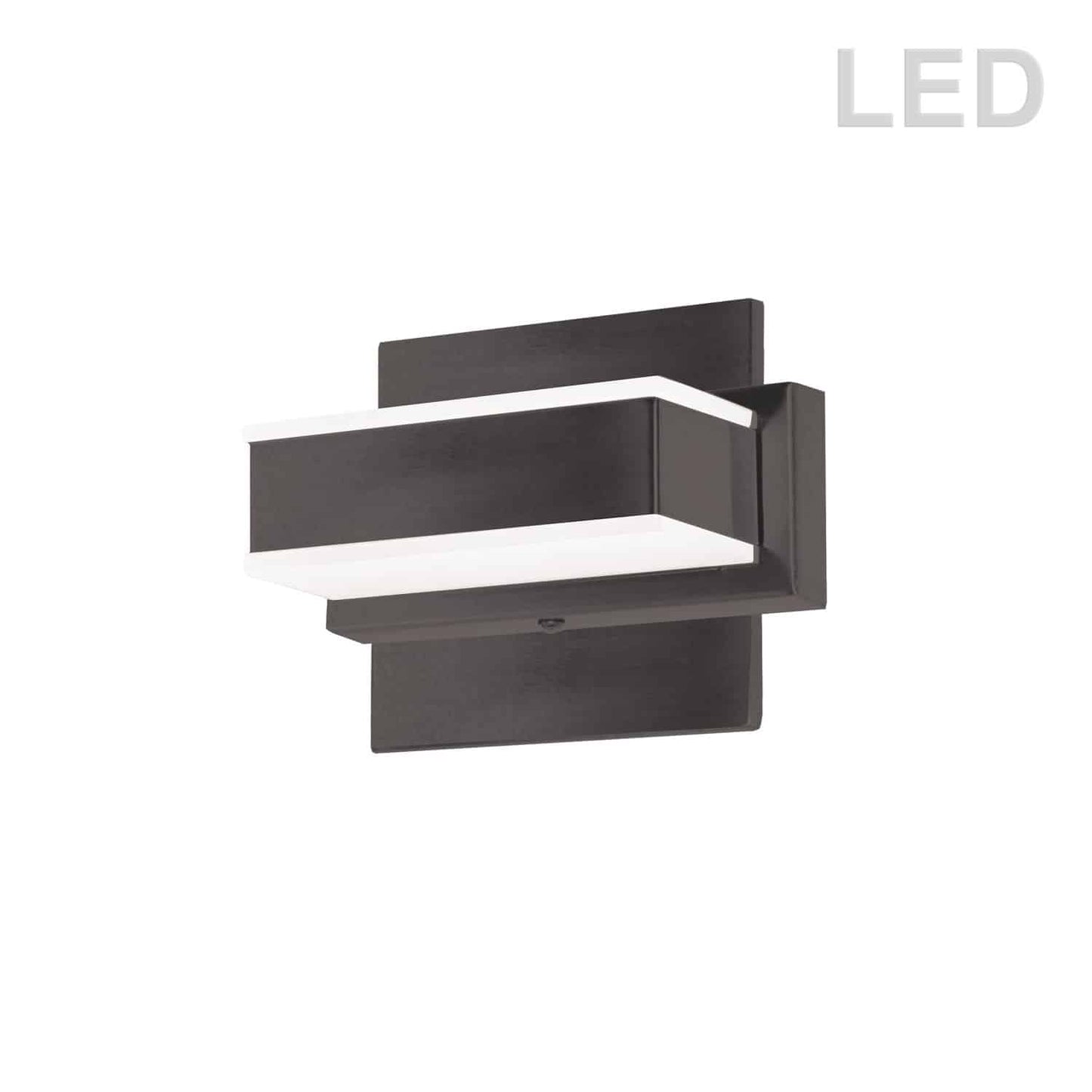 Dainolite VLD-215-1W-MB 1 Light LED Wall Vanity, Matte Black Finish