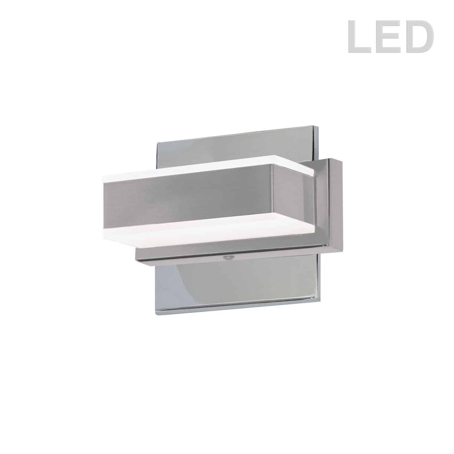 Dainolite VLD-215-1W-PC 1 Light LED Wall Vanity, Polished Chrome Finish