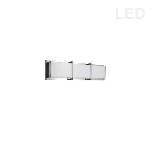 Dainolite VLD-411-PC 15W Polished Chrome Vanity Light w/ White Acrylic Diffuser