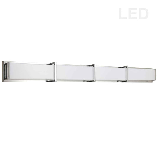 Dainolite VLD-415-PC 72W Polished Chrome Vanity Light w/ White Acrylic Diffuser