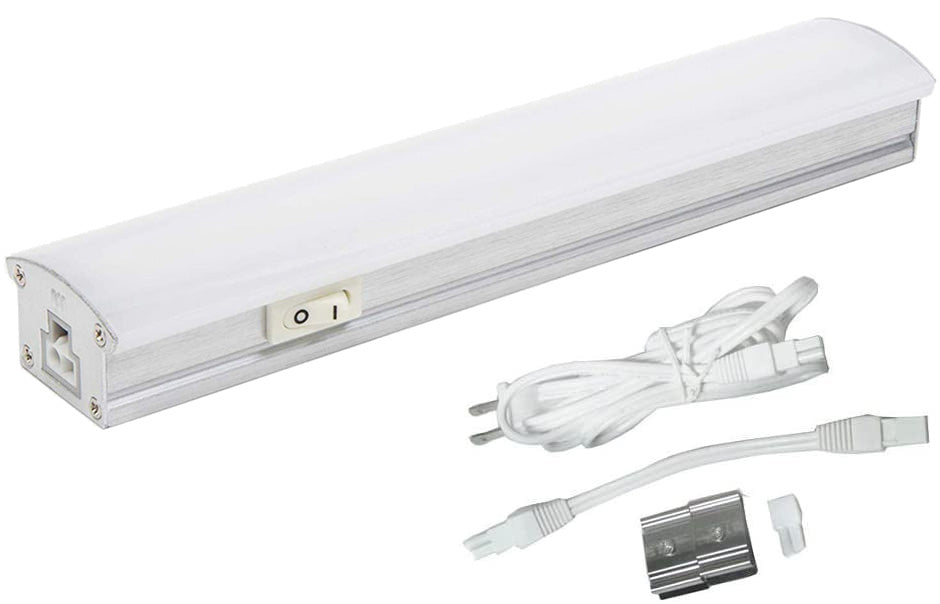 ZX506-WW-9, LED, Task/Accent, Frosted Diffuser, On/Off Rocker Switch, 90 CRI, 3000K, 8"L, 2.3W