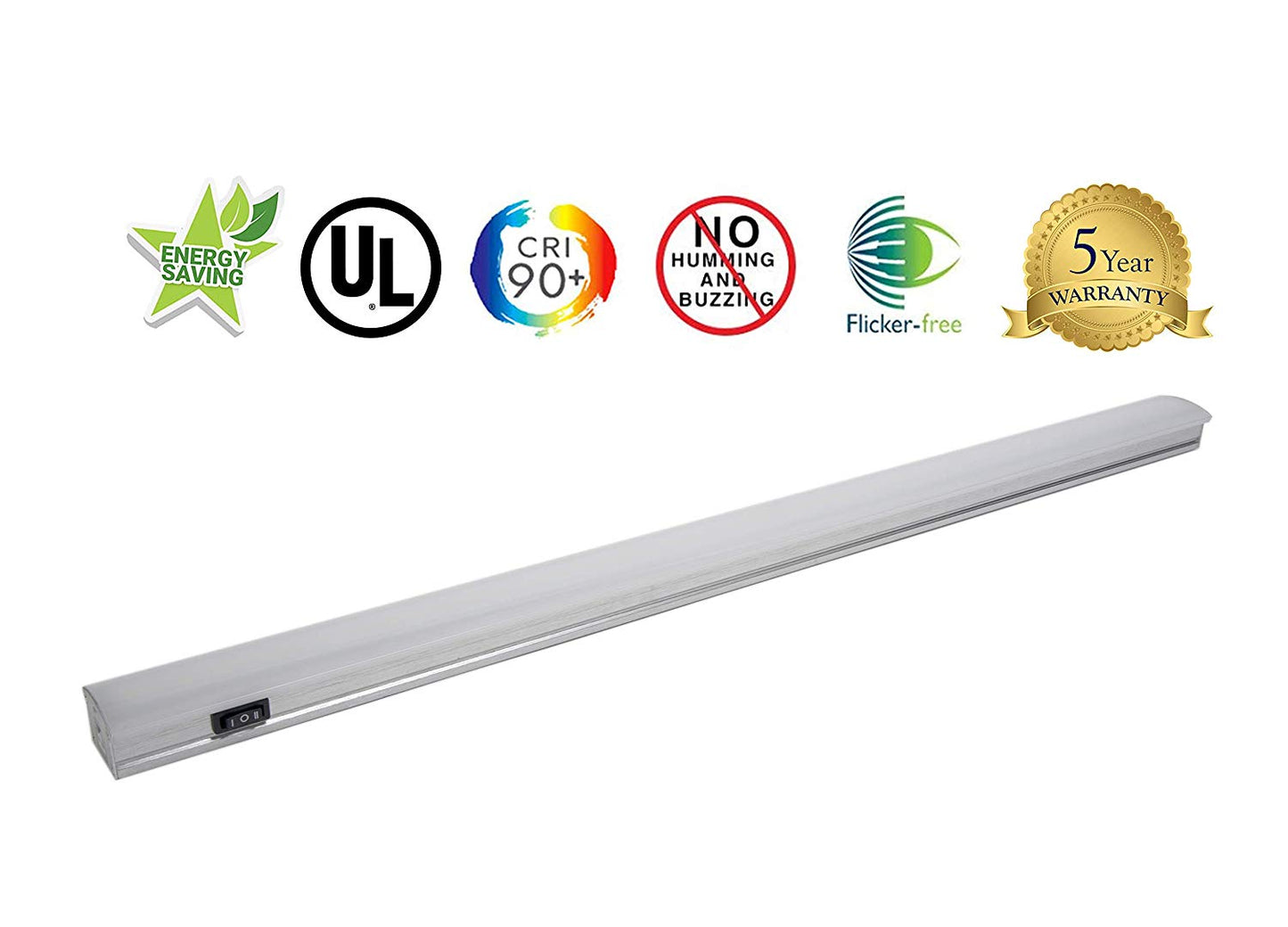 ZX524-HL-CW-9, LED, Task/Accent, Frosted Lens, Hi/Low Switch, 90 CRI, 4500K, 24"L, 9W
