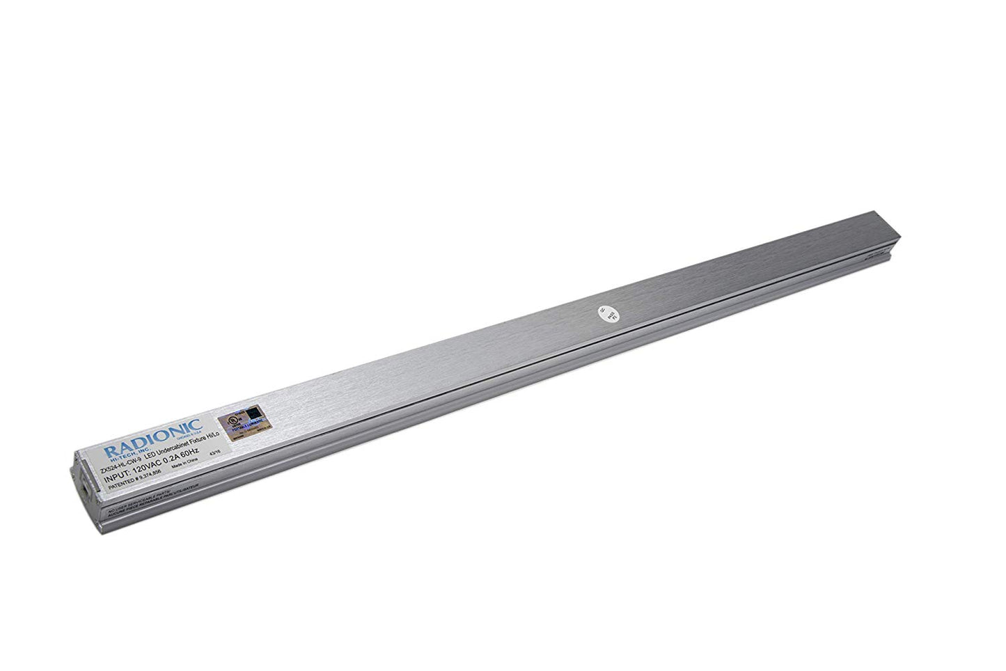 ZX524-HL-CW-9, LED, Task/Accent, Frosted Lens, Hi/Low Switch, 90 CRI, 4500K, 24"L, 9W